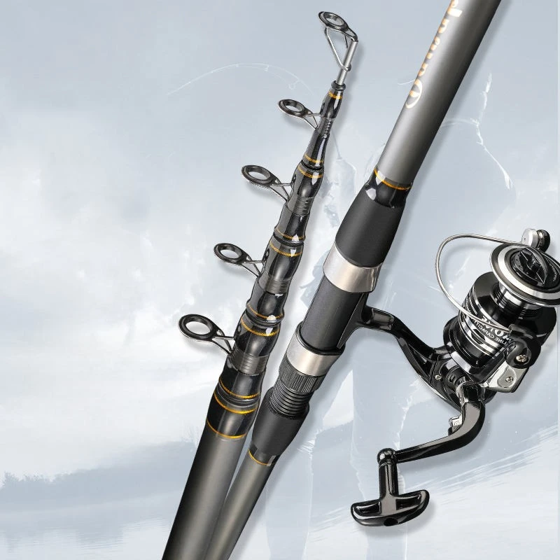 telescopic surf rod guides