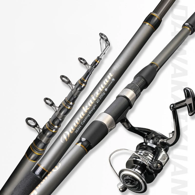 carbon telescopic surf rod